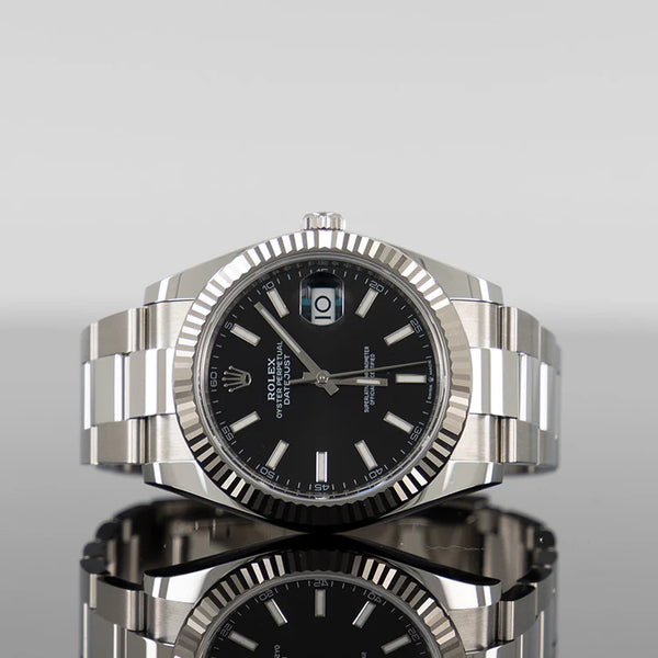 Rolex Datejust 41mm Oystersteel Black Dial